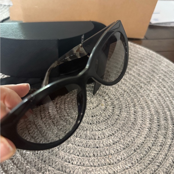 Original Prada Grey Gradient Cat Eye Ladies Sunglasses - Picture 5 of 8